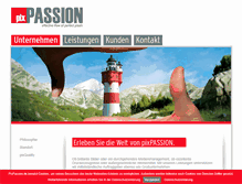 Tablet Screenshot of pixpassion.de